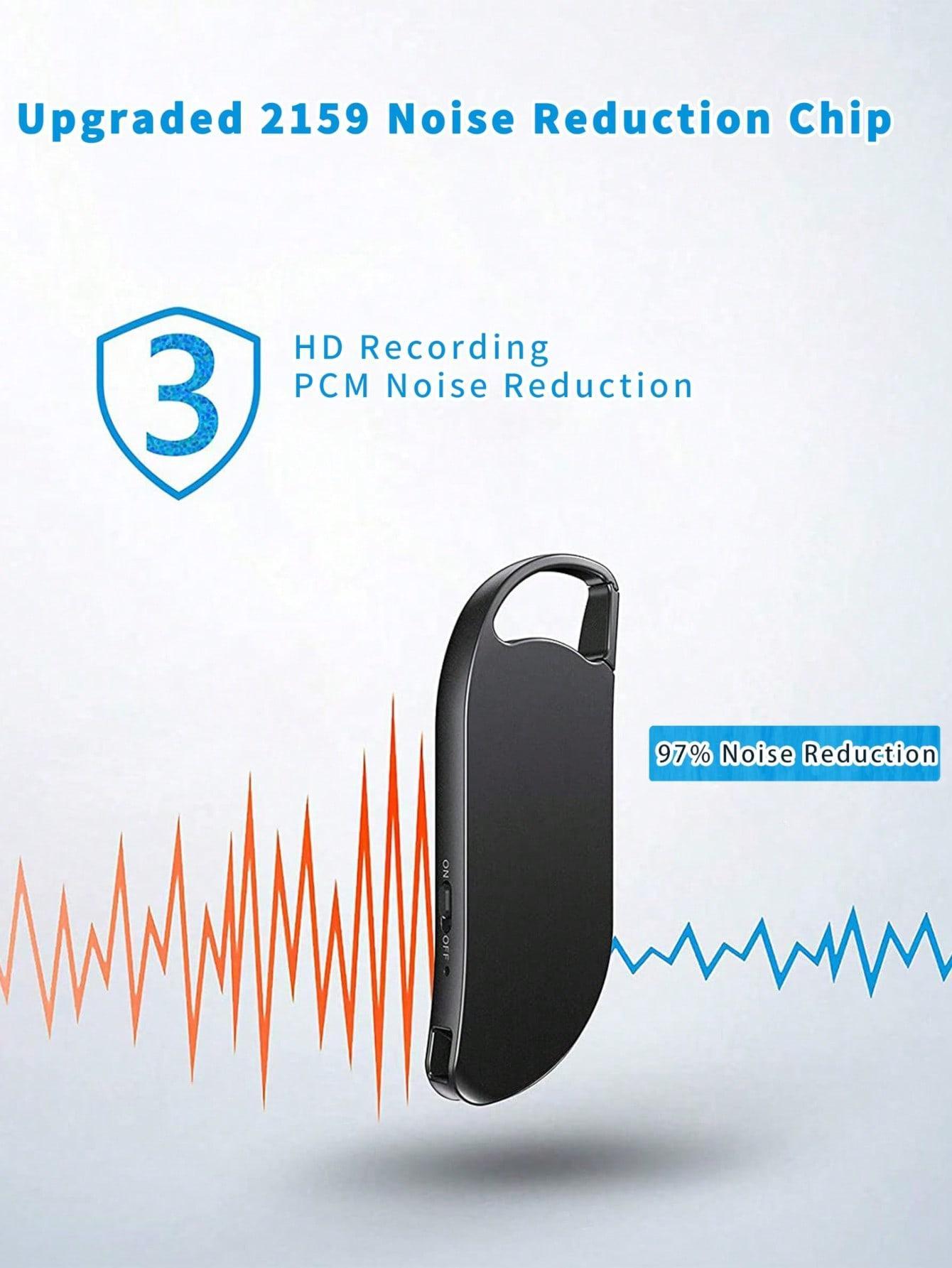 Digital Voice Recorder, USB C Interface, Voice Activation And Noise Reduction, Suitable For Lectures, Meetings, Interviews