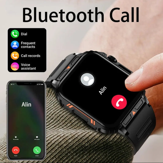 Sports Square Smartwatch Answer Call