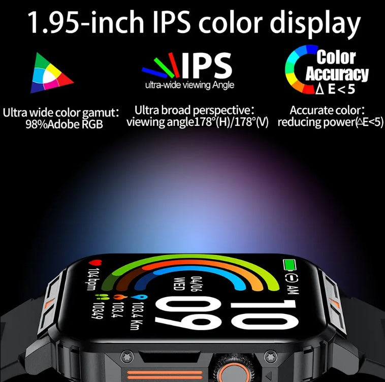 Sports Square Smartwatch Answer Call