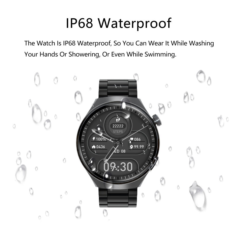 SENBONO V19 Business Men Smart Watch Answer Call Heart Rate Water Proof Sports Fitness Smartwatch Men